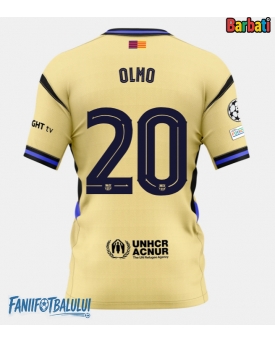 Barcelona Dani Olmo #20 Tricou Fotbal Replică 2025-26 Barbati Deplasare
